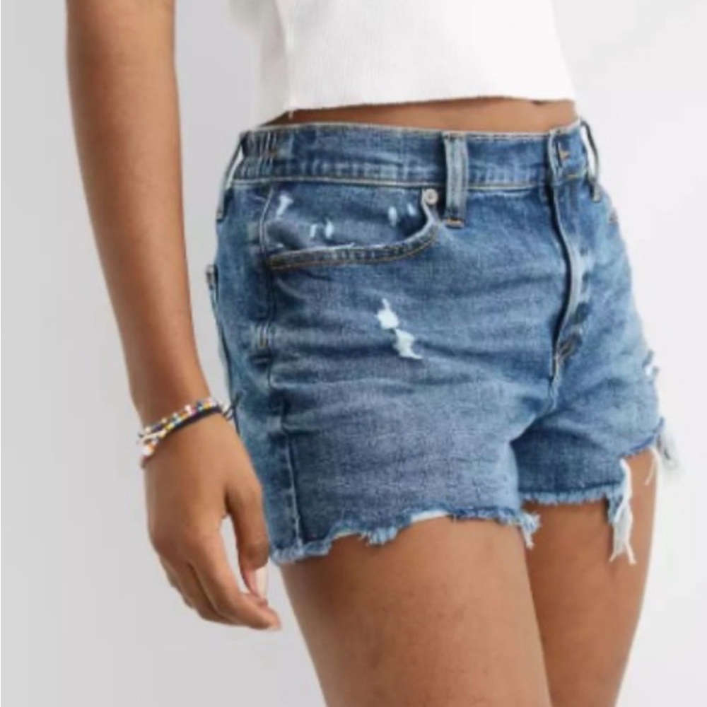 Aerie Daydream High-Waisted Denim Shorts